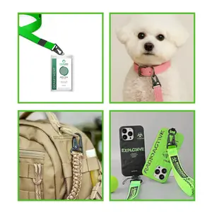 Ganchos de Mosquetón Resistentes con Acabado Negro Mate, Aleación de Zinc, Técnica de Pulido Metálico - Product Image 2