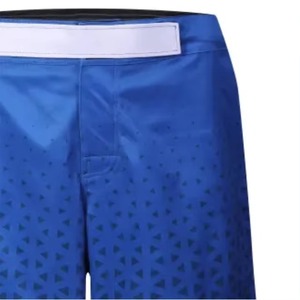 Pantalones Cortos de MMA Azules para Hombre, Sublimados, de Secado Rápido, Poliéster, Corte Regular, para Artes Marciales Mixtas, OEM - Product Image 6