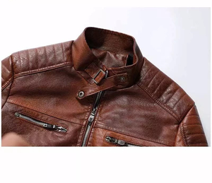Blousons en cuir sur mesure pour marques de motos, fabriqués avec des matériaux haut de gamme et une fabrication détaillée, directement de l'usine. - Product Image 4