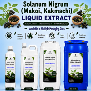 Solanum Nigrum Liquid Extract Makoi Kakmachi <b>Herbal</b> <b>Supplement</b> Oral Tincture Natural Food Grade Bulk Packaging 24-Month Shelf - Product Image 1