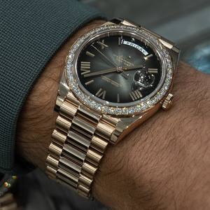 Reloj de Lujo de Edición Limitada con Correa de Acero Inoxidable de Alta Calidad para Hombre, Estilo Hip Hop, Esfera Negra Antigua con Diamantes - Product Image 5