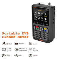 GTMEDIA V8 Finder 2 Professionnel, Analyseur de Signal Satellite DVB-S2X avec Écran LCD HD 3,5 Pouces, Analyseur de Spectre et Recherche en Boucle