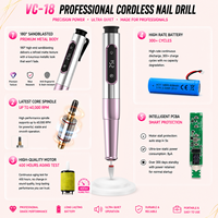 Machine à ongles électrique professionnelle rechargeable portable pour ongles en acrylique et gel – Prix bas, vente en gros, OEM, ODM