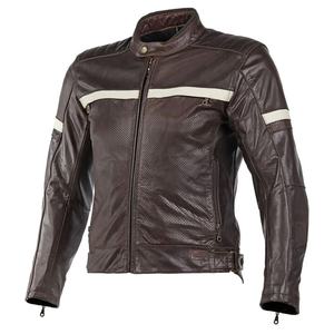Veste de moto en cuir de haute qualité pour hommes, imperméable et durable, veste de sécurité motard pour l'été et l'hiver à faible quantité minimale de commande, homologuée CE - Product Image 5