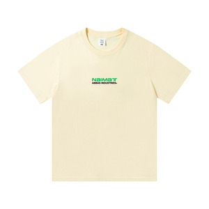 เสื้อยืดลำลองผู้ชายทรงโอเวอร์ไซส์ ไหล่ตก สไตล์สตรีทแฟชั่น ผ้าฝ้าย เรียบง่าย สไตล์มินิมอล - Product Image 1