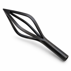 Pointe de flèche en fer forgé à la main, forme losange, matériau pur, style historique, pointe de chasse médiévale, service OEM - Product Image 5