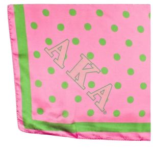 Foulard carré rose à pois pour femme, accessoire de mode, en satin imprimé, élégant, pour le cou ou la tête, cadeau pour le quotidien ou les fêtes - Product Image 6