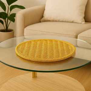 Juego de Manteles Individuales de Fibra de Bambú Estilo Bohemio Ecológico |   Manteles Individuales Hechos a Mano y Sostenibles - Product Image 2