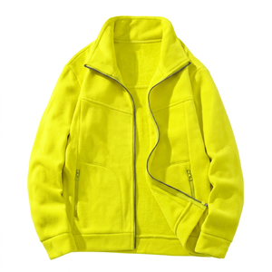 Chaqueta de Forro Polar para Hombre y Mujer, Cuello Alto, Cierre Completo, Formal, Invierno, Resistente al Viento, Transpirable, Corte Regular, Tejido de Poliéster - Product Image 4