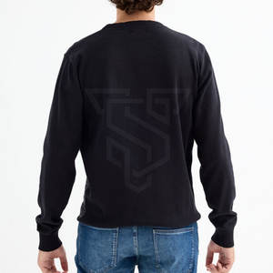 Sudadera de Punto 100% Algodón para Hombre, de Alta Calidad OEM, Diseño Invernal de Última Moda, Logotipo Personalizable, Patrón Liso, Disponible al por Mayor - Product Image 5