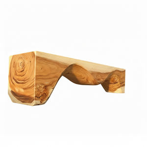 Banco Minimalista en Forma de M de Madera Maciza de Suar Exótica de Alta Gama, Distribuidor Mayorista de Muebles Decorativos - Product Image 4