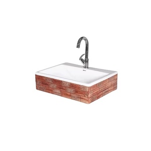 Fabricante Indio Vende Lavabo de Cerámica Blanco Redondo de un Solo Orificio de Alta Calidad para Uso en Hoteles y Hogares - Product Image 1