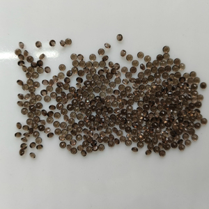 Cuarzo Ahumado Natural de 2.75MM, Corte Brillante Redondo, Gema Suelta de la Mejor Calidad para la Fabricación de Joyas - Product Image 2