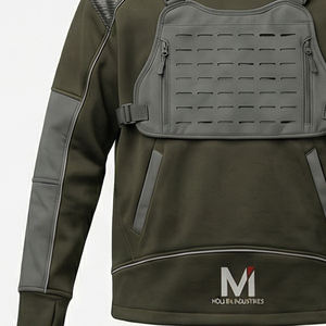 Sudadera Táctica Premium Techwear Modular de Moda Urbana con Pechera Utilitaria de MALUZA INDUSTRIES Edición Oficial 2026X - Product Image 2