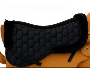 Almohadilla de Silla de Montar para Caballo, Absorbente de Impactos, Forro de Silla de Montar, Equipo Ecuestre, Piel Sintética de Oveja de Primera Calidad - Product Image 3