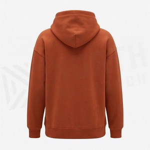 <b>Drop</b>-shoulder Winter Women's Customized Color High Quality Cotton Fleece Oversized Pullover Custom Logo Hooded Sweaters - Product Image 2