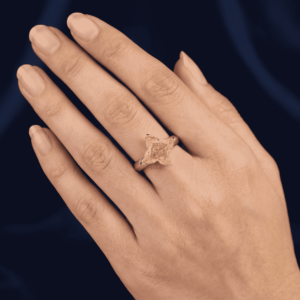 Bague solitaire papillon en diamant jaune cultivé en laboratoire, or blanc, bague de fiançailles de luxe, bijoux fins élégants, cadeau pour femme - Product Image 6