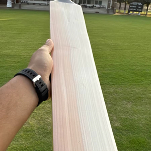 Bate de Críquet HIT ZONE Grado 1 de Madera de Sauce Inglés, para Bola Dura, Profesional, Ligero, 40MM de Grosor, con Logotipo Personalizado, para Golpes Potentes - Product Image 1