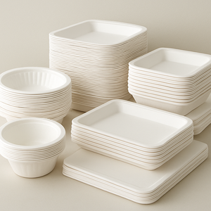 Papier gaufré écologique biodégradable de qualité alimentaire KR Stiffone pour contenants alimentaires jetables, haute rigidité, ISO - Product Image 2