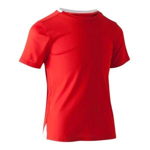 Wholesale Red Unisex Men Muscle Gym <b>Round</b> Neck T Shirt Print Gym Workout T-Shirt Quick Dry Wicking Yoga T-Shirt Active Tops - Product Image 1