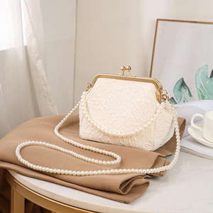 Bolso Bandolera de Lujo NWK INDUSTRY para Mujer, Estilo Retro Europeo 2025, con Pliegues, para Teléfono, con Cierre de Cuentas, Mini Bolso con Forro de Poliéster - Product Image 2