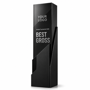 High Quality Golf <b>Trophy</b> Luxury <b>Trophy</b> Premium Crystal Award <b>Trophy</b> Executive Recognition Award Custom Engraved Crystal Metal - Product Image 1