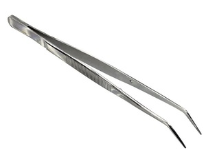 Pinzas Dentales Manuales de Acero Inoxidable de Alta Calidad con Puntas Anguladas, Instrumento Quirúrgico Dental - Product Image 1