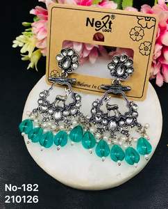 Stunning Trendy Geometric <b>Chandelier</b> Earrings Alloy for Women's Party Occasion - Product Image 1