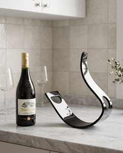 Soporte minimalista de acrílico para botella de vino, soporte de exhibición moderno para encimera para cocina, bar o comedor - Product Image 2