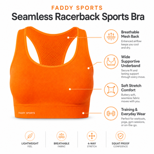 Seamless High Impact Sports Bra for Women Breathable Mesh Back Yoga <b>Crop</b> <b>Top</b> Push Up Running Fitness Gym Activewear Underwear - Product Image 5