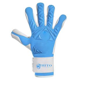 Gants de gardien de but de football professionnels de nouvelle conception, impression en silicone au dos et contact de la paume avant, Letax et coupe hybride - Product Image 5