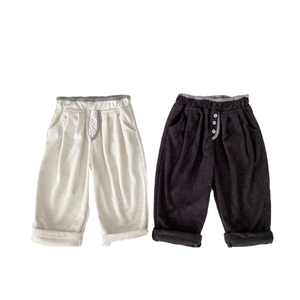 Pantalon évasé décontracté en tricot 100 % coton pour garçons - Anti-boulochage, respirant et séchage rapide - Product Image 3