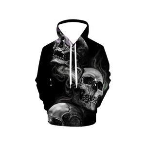 Sweat à capuche noir arc-en-ciel avec motif 3D original pour hommes et femmes - Product Image 1