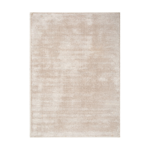 Alfombra Rectangular Beige de Viscosa Tejida a Mano, Alfombra de Textura Suave para Decoración del Hogar - Product Image 4