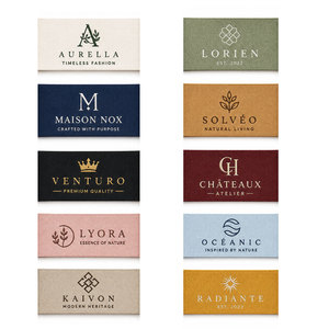 Étiquettes tissées personnalisées en damassé avec logo pour les marques de vêtements, les t-shirts, les robes et les vêtements streetwear - Product Image 3