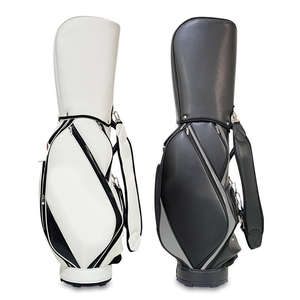 Sac de golf portable et léger – Imperméable en PU, durable, logo personnalisé, unisexe - Product Image 1