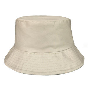 Premium Quality Custom Wholesale Unisex Embroidery logo Cotton Solid Outdoor <b>Sunscreen</b> Flat Top Fisherman Bucket Hat - Product Image 6