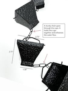 Nuevo Producto: Cadena de Lluvia Metálica Extra Resistente con Patrón de Eslabones para Drenaje de Techos Exteriores, Decoración de Jardín y Colgante - Product Image 6