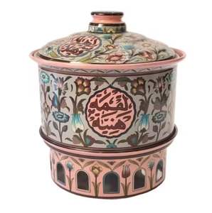 Cazuela Aislada de Lujo con Tapa, Diseño Árabe, para Mantener la Comida Caliente, Decorativa, Vajilla Islámica para la Mesa - Product Image 1