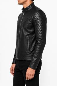 Veste en cuir véritable de qualité supérieure pour homme, vêtement d'extérieur de luxe en cuir véritable, doux, confortable, moderne, décontracté, à porter tous les jours - Product Image 3