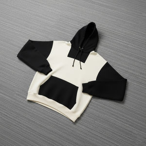 Vente en gros : Sweats à capuche pour hommes, hiver, 100% coton molletonné, coupe oversize, grammage lourd, brodés, bicolores, effet délavé - Product Image 5