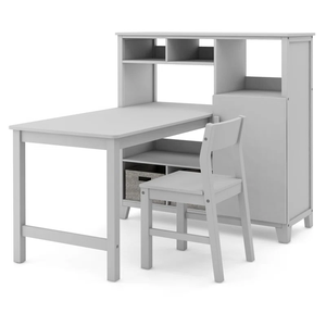 Juego de sillas de mesa de madera de diseño moderno para niños pequeños en edad preescolar muebles de estudio ergonómicos para la escuela sala de estar precio de fábrica - Product Image 1