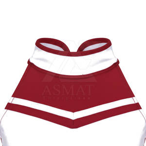 Ensemble de costume de pom-pom girl pour jeunes, uniforme d'entraînement athlétique, haut sans manches avec jupe assortie - Product Image 2