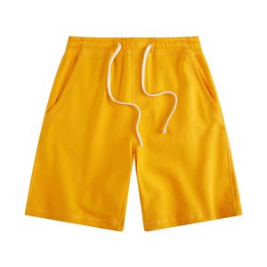 Shorts pour hommes 100% coton peigné, coupe ample 5 pouces, style vintage, respirant, été - Product Image 2