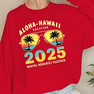 ALOHA HAWAII VACATION 2025 sudaderas de mujer de diseño - Product Image 2