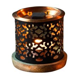 Quemador de Incienso de Latón Vintage de Lujo, Mubkhar Metálico, Quemador de Bakhoor Árabe con Asa, Quemador de Oud Antiguo para Decoración del Hogar - Product Image 6