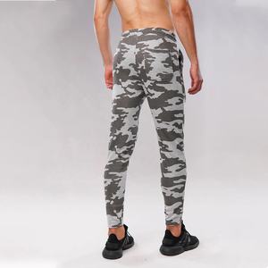 กางเกงวิ่งผ้าฟลีซฤดูหนาวของผู้ชายกางเกงผ้าโพลีเอสเตอร์/ ระบายอากาศได้ดีดีไซน์แบบมืออาชีพคุณภาพดีขนาดปกติ - Product Image 4