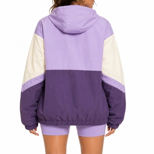 <b>Women</b> Color <b>Windbreaker</b> Zip Pullover Jacket Premium <b>Windbreaker</b> Lightweight Comfort Modern Street Style Casual Outdoor Wear - Product Image 2