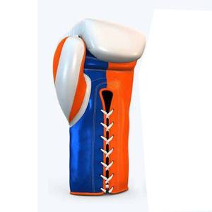 Guantes de boxeo profesionales Five-B personalizados con cordones, de cuero PU, para entrenamiento de Muay Thai, Kickboxing y Sparring, transpirables. - Product Image 6