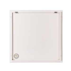 Plaque d'accès entièrement métallique 600x600 robuste pour grille de plafond carrée et cloison sèche, trappe d'inspection encastrée - Product Image 5